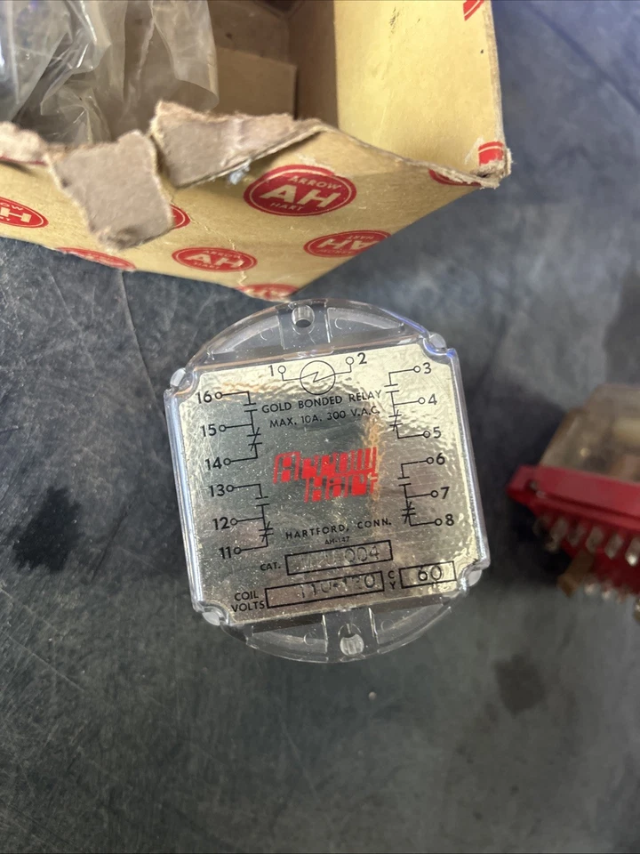 Лот из 3 ARROW HART MTU-402 48-50V NSMP ЗОЛОТОЙ СКЛЕЕННЫЙ РЕЛЕ - Изображение 3 из 4