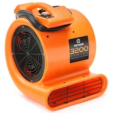 12 Air Mover Carpet Dryers 2 Speed 1/2 HP Industrial Floor Blower Drying Fan