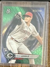 2022 Bowman Platinum - Nick Lodolo #39 Emerald Ice Foilboard /299 (RC)