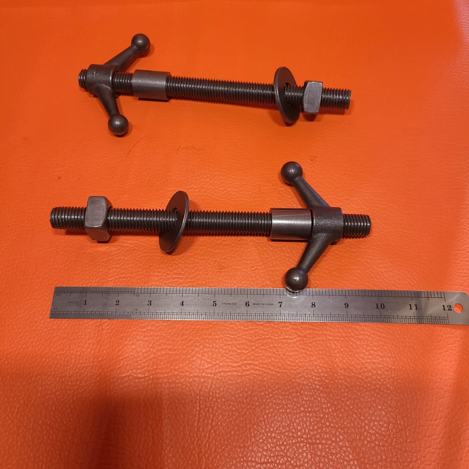 Juego de herrajes de tornillo estilo Moxon 10 pulgadas de largo 3/4-10 varillas roscadas trabajo de madera Foto 2 de 4