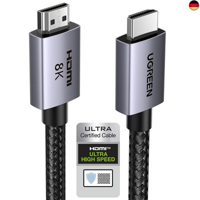 UGREEN HDMI 2.1 Kabel 10K 8K 60Hz 4K 240Hz 165Hz 144Hz 120Hz 48Gbit/s High