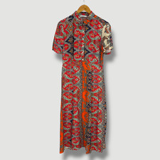 Find. Womens Boho Multicolored Paisley Shirt Dress SIZE S Brand New