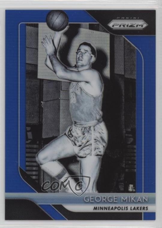 2018-19 Panini Prizm Blue Prizm 160/199 George Mikan #285 HOF 1e0