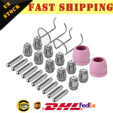 24Pcs Plasma Cutter Torch Consumables Tip Kit For SG-55 AG-60 WSD-60 CUT50 60