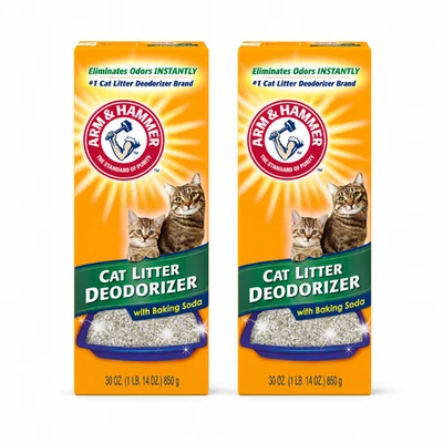 2 Boxes - Arm & Hammer Cat Litter Deodorizer w/Baking Soda 30oz - Image 1 of 4