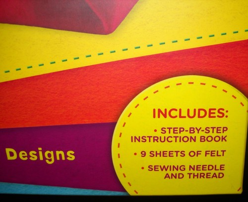 Sterling Innovation ORIGAMI FELT KIT Fold and Stitch Designs Age 12+ NEW - Picture 2 of 5