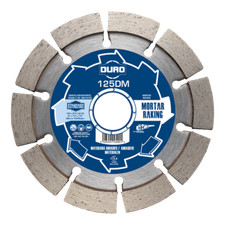 Image of Duro Mortar Raking Blades Cutting Diamond Blade Angle Grinder Long Life Fast Cut