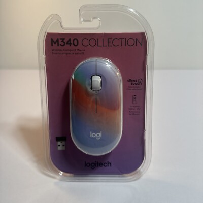 Logitech - M340 Limited Edition Wireless Optical Ambidextrous Mouse with Sile...