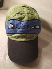 Teenage Mutant Ninja Turtles Leonardo Cap Youth Hat Adjustable Green Nickelodeon
