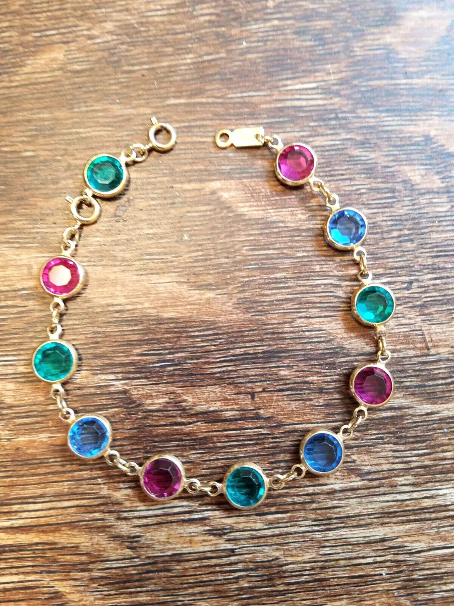 Swarovski multi 2024 colored bracelet