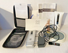NO NO Hair Removal System Laser With Accessories Case Charger - Silver
