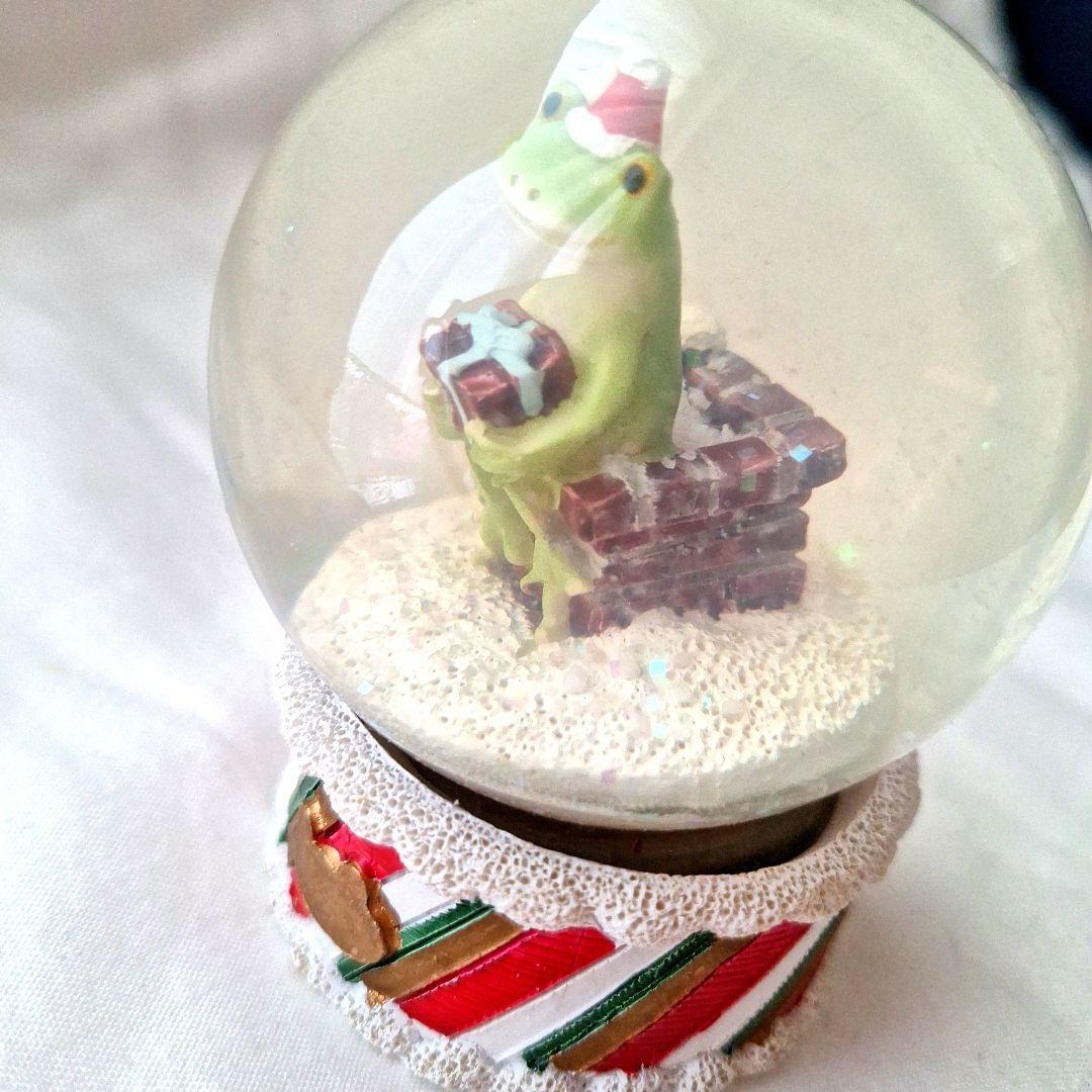 Frog Copeau Snow Globe Christmas eBay