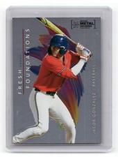 2022 Skybox Metal Universe Champions Fresh Foundations Jacob Gonzalez #49