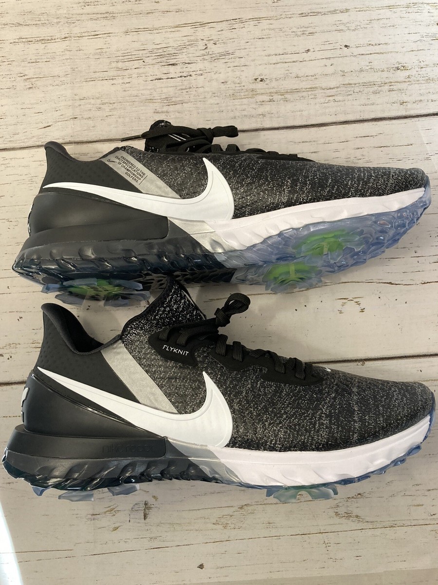 Nike Air Zoom Infinity Tour NRG Flyknit Golf Shoes Black Mens Sz