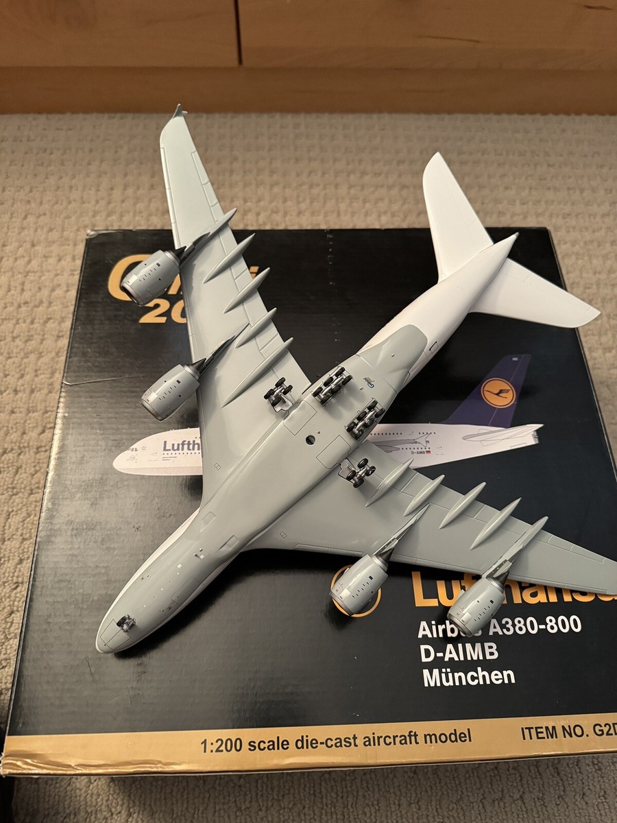 Lufthansa Airbus A380-800 1/200モデル 1:200 Gemini200 Lufthansa A380 *READ DESCRIPTION* | eBay