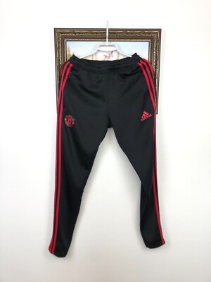 Adidas Manchester United Football Pants Soccer Sweatpants Slim