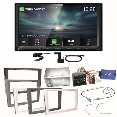 Kenwood DNX-7190DABS Carplay Einbauset für Opel Astra H Corsa D Zafira B Antara