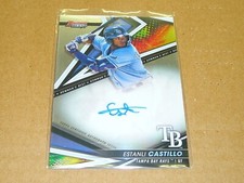 2022 Bowmans Best ESTANLI CASTILLO AUTOGRAPH/AUTO RAYS M9095