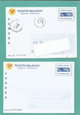 MADAGASCAR MADAGASKAR MALAGASY  PAP neuf + oblitéré