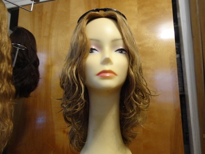 Malky Wig Sheitel European Multidirectional Wavy Hair Dirty Blonde Streaks16/10