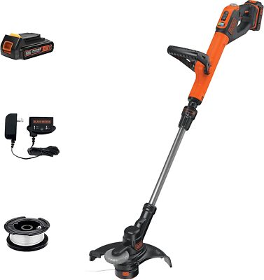BLACK+DECKER 20V MAX* String Trimmer Edger, 12-Inch (LSTE525)