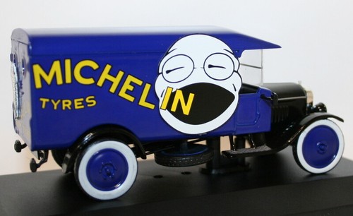 Altaya 1/43 Scale Diecast 14824A- Ford Model T Van (Michelin) Blue - Picture 2 of 3