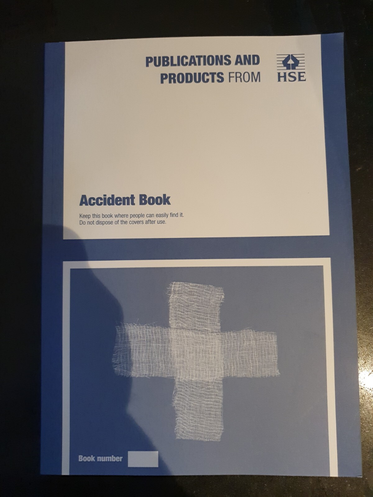Accident book BI 510 by Great Britain Health and Safety Executive