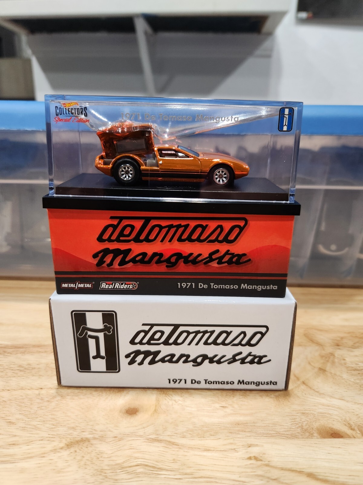 HOT WHEELS RLC EXCLUSIVE 1971 DE TOMASO MANGUSTA