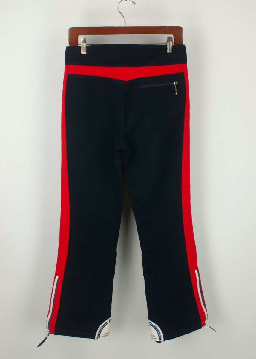 Pantalon Vintage Fusalp Années 70 - Taille 36, Vert, Jambes Larges, Neuf Avec étiquettes