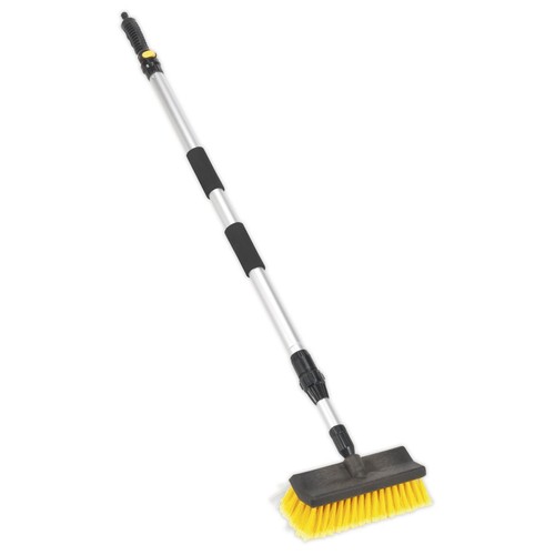Spazzolone - Truck-wash, Set Idrospazzola Con Manico Telescopico 140 240 Cm