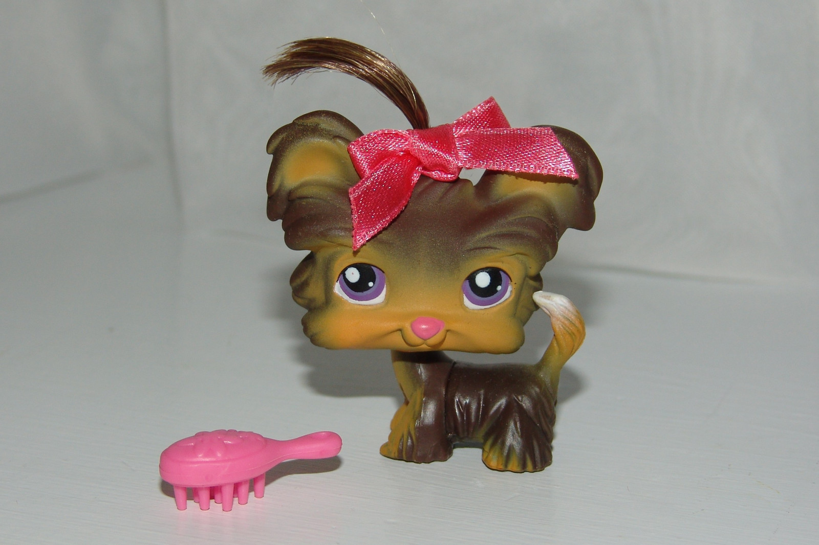 Littlest Pet Shop Yorkie Terrier Dog 398 "AROUND THE WORLD" New York AUTHENTIC eBay