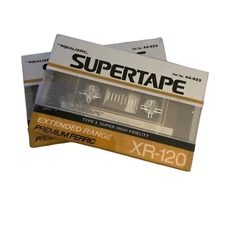 New Realistic SUPERTAPE XR-120 Super High Fidelity Cassette Tape Cat. No. 44-923