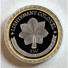 Challenge Coin U.S ARMY LIEUTENANT COLONEL RANK CHALLENGE COIN