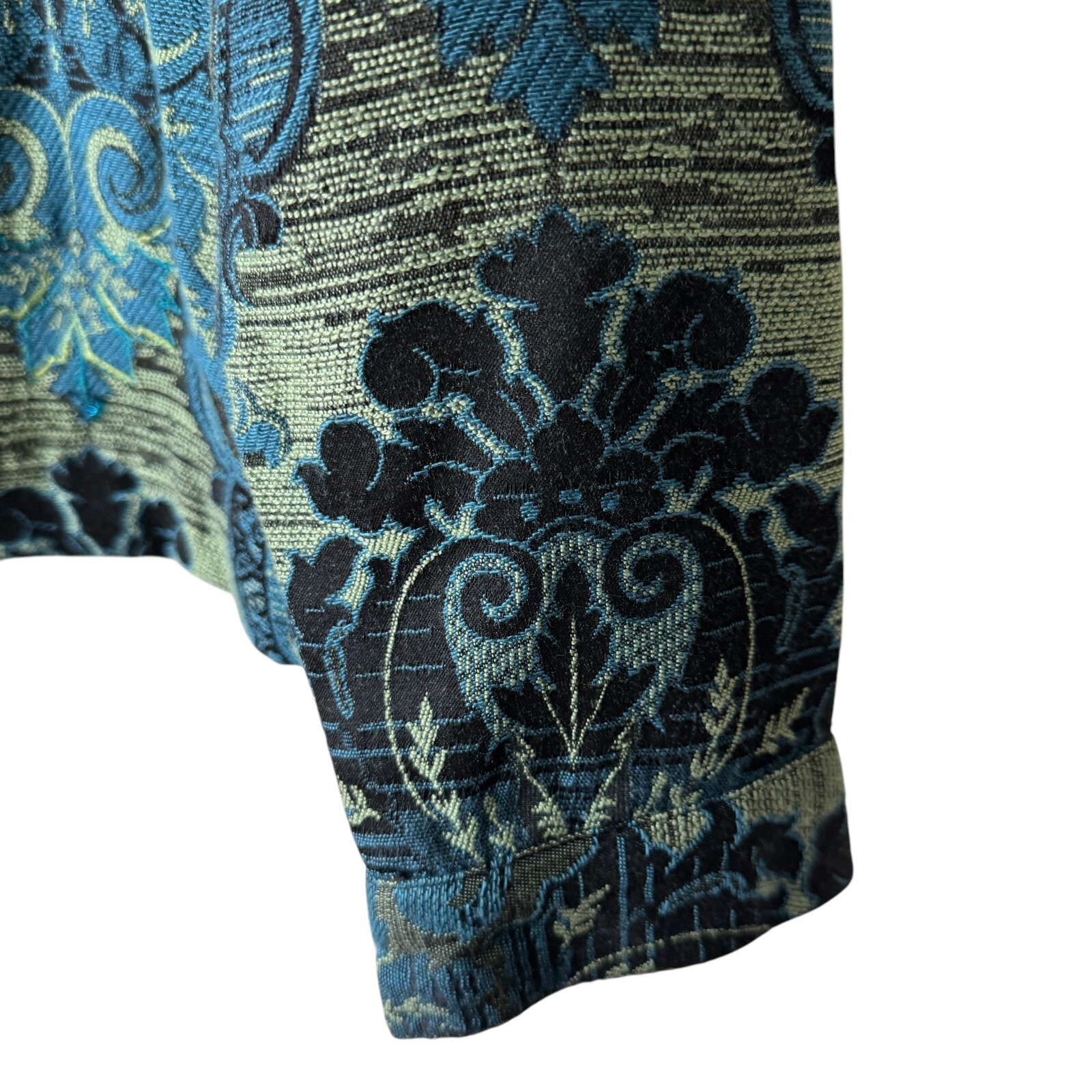 Laura Ashley Small Button Up Jacket Embroidered B… - image 7