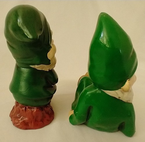 Music Elves Gnomes Figurines 5" Made In Japan Vintage Mystic Forest Spirits - Picture 4 of 12