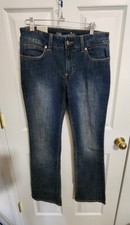 WRANGLER PREMIUM DENIM BOOT CUT WOMENS JEANS 7X32 1009MWZAH