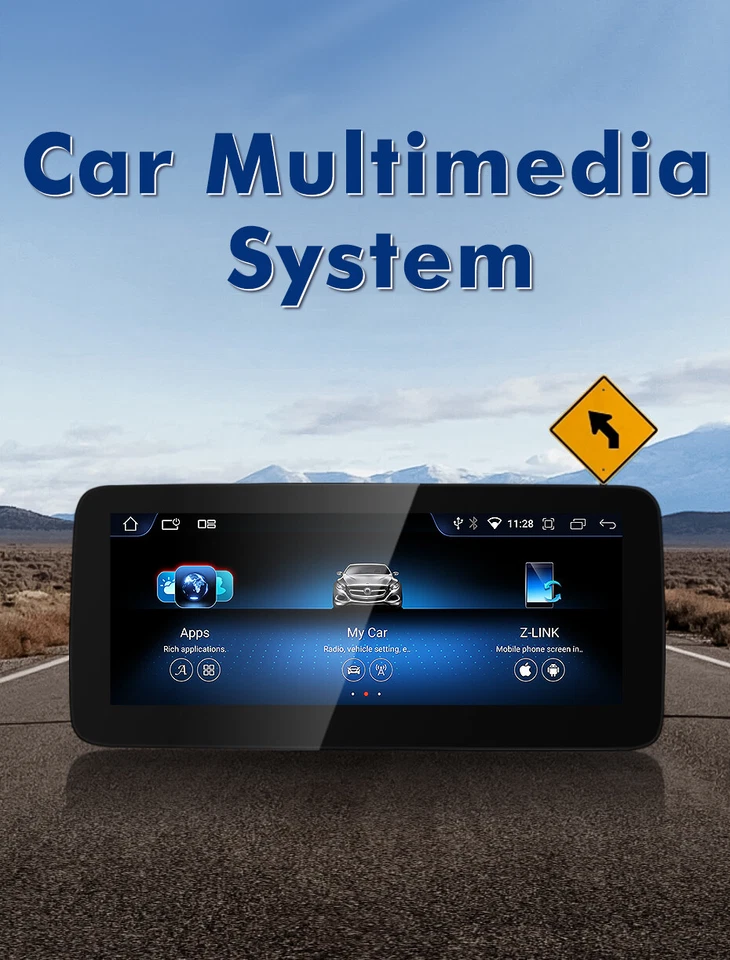 12.3" Android Screen CarPlay for Mercedes Benz E class W212 2009-2012 NTG4.0 - Image 2 of 4