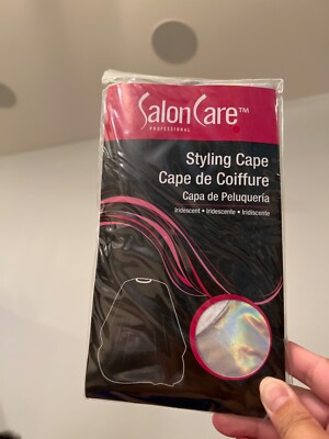 Salon Care Professional Styling Cape (Cape de Coiffure)(Capa de Peluqueria)  NIP