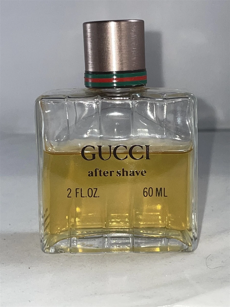 Gucci Aftershave Men Cologne After Shave 2 Oz Vintage 60 mL Splash VTG 60%