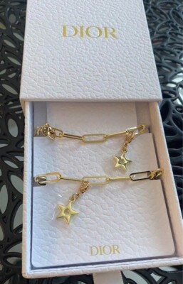 Christian Dior ♡ ロゴチャーム付きベルト 激レア✨ クリスチャンディオール ベルト ロゴチャーム ゴールド