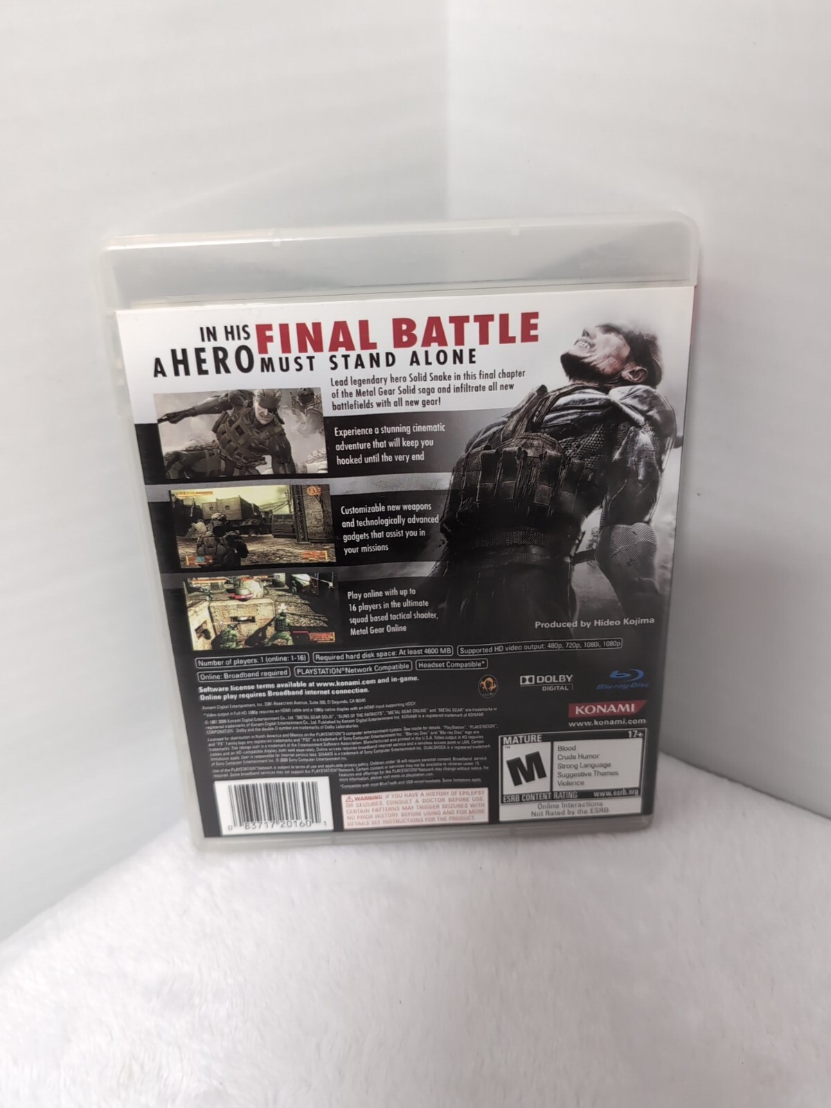 Ps3 Fat Metal Gear Solid Ps3 Price BD/Kaset Game PS3 Metal Gear