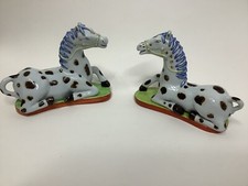Nelson Rockefeller Collection Mottahedeh Chinese Export Porcelain Horses Chi en