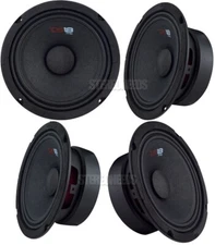 4) NEW DS18 PRO-GM6 6.5" Midrange Loudspeakers 1920W 8 ohm Speakers Mid Range