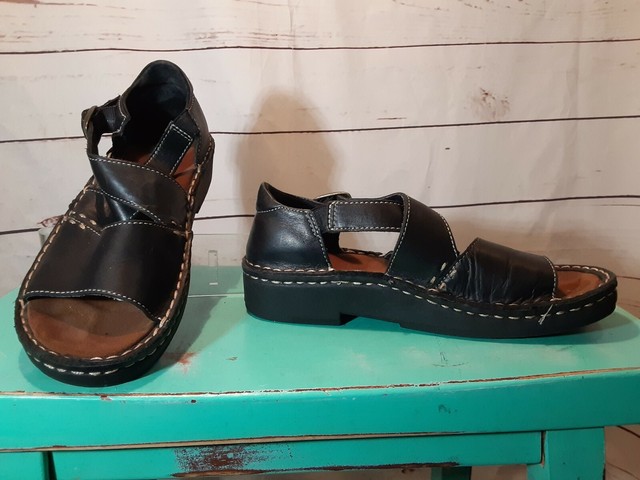 Minnetonka Sandals Womens Size 8 M Black Sandals 5439 Open Toe 8m for sale online | eBay