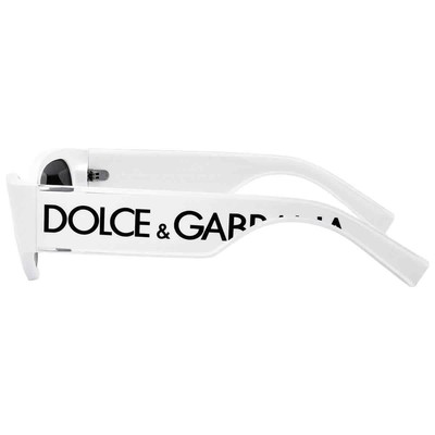 NEW Dolce & Gabbana DG6186-331287-52 WHITE Sunglasses 