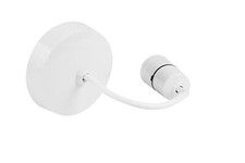 Pendant Light Fitting Set with Celling Rose Lamp BC Holder 6 INCH Cable white