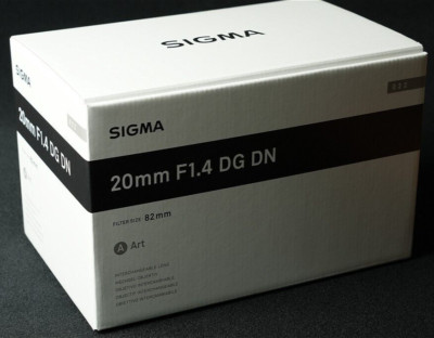 SIGMA 20mm F1.4 DG DN | Art SONY E-Mount Single focus Lens mirrorless camera