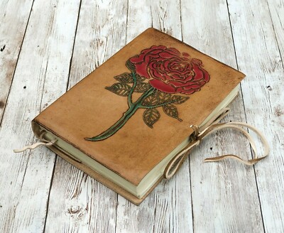 7x5 Genuine Leather Journal For Women Writing Notebook Handmade Leather Bound