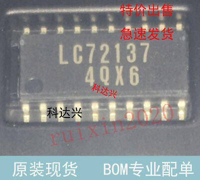 5Pcs LC72137 SOP PLL Frequency Synthesizer for Electronic Tuning new
