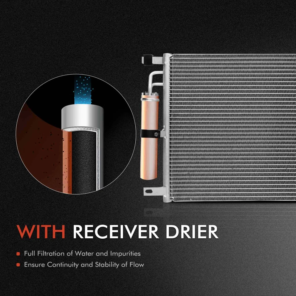 Комплект охлаждения радиатора и конденсатора переменного тока для Hyundai Tucson 07-09 Kia Sportage 07-10 - Изображение 3 из 4